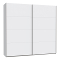 Garderobna omara KARO 220x210x61 cm, bela