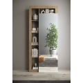Garderobna omara LENOR 91x209 cm bela/rjava