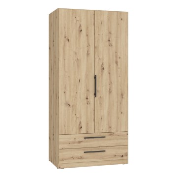 Garderobna omara MARO 100x213 cm hrast artisan