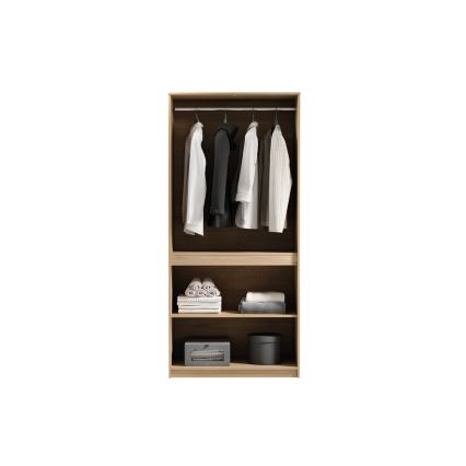Garderobna omara MIYABI 90x198x52 cm hrast Cremona