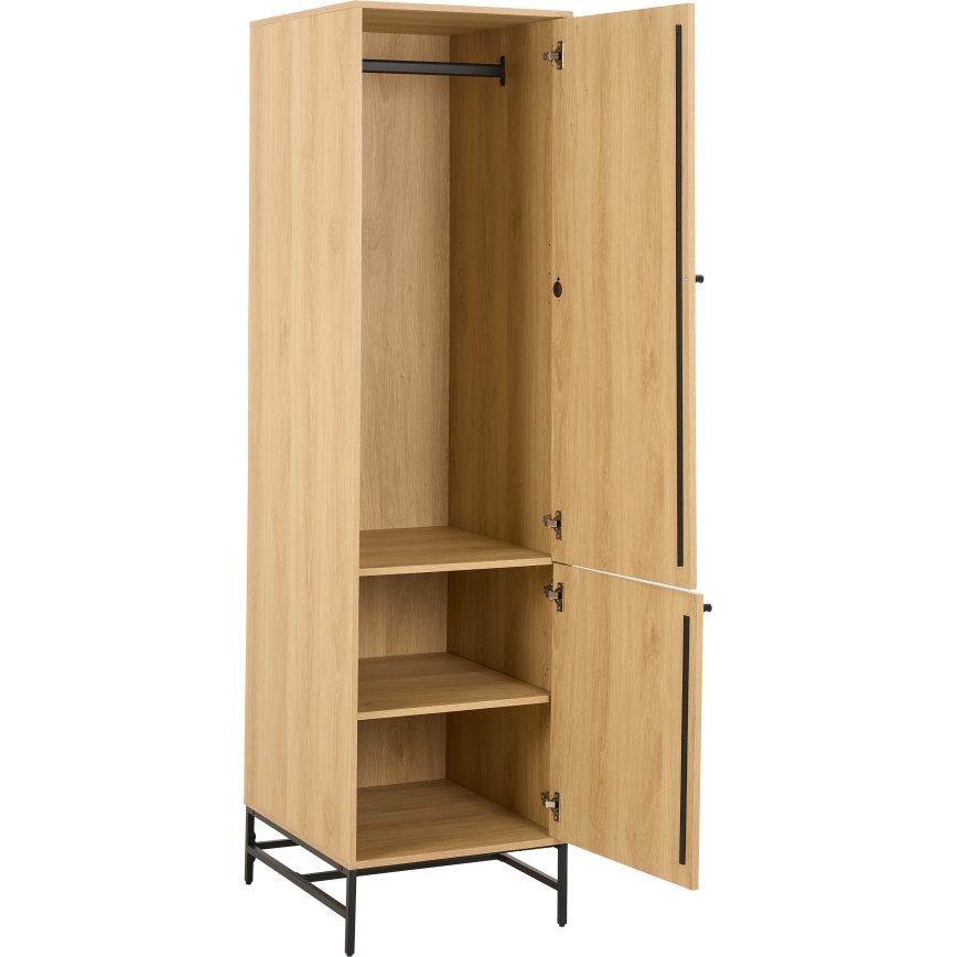 Garderobna omara OLIVIA 51x200 cm hrast