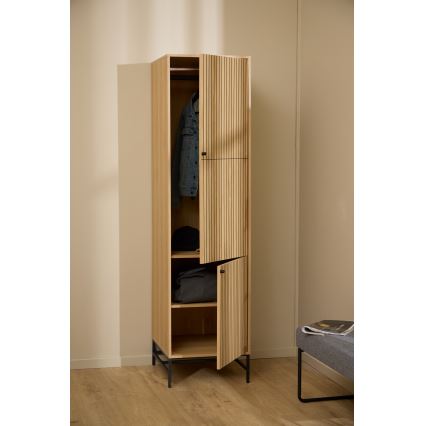 Garderobna omara OLIVIA 51x200 cm hrast