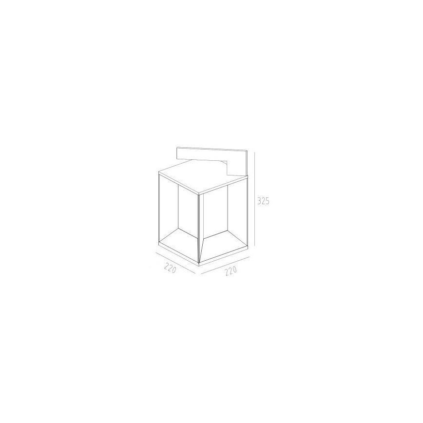 Gardino LX1222 - LED Zunanja svetilka ZAFFERANO LED/18W/230V IP65