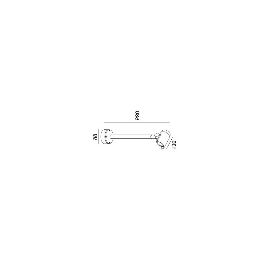 Gardino LX1674 - LED Zunanji stenski reflektor ROSE LED/15W/230V IP65