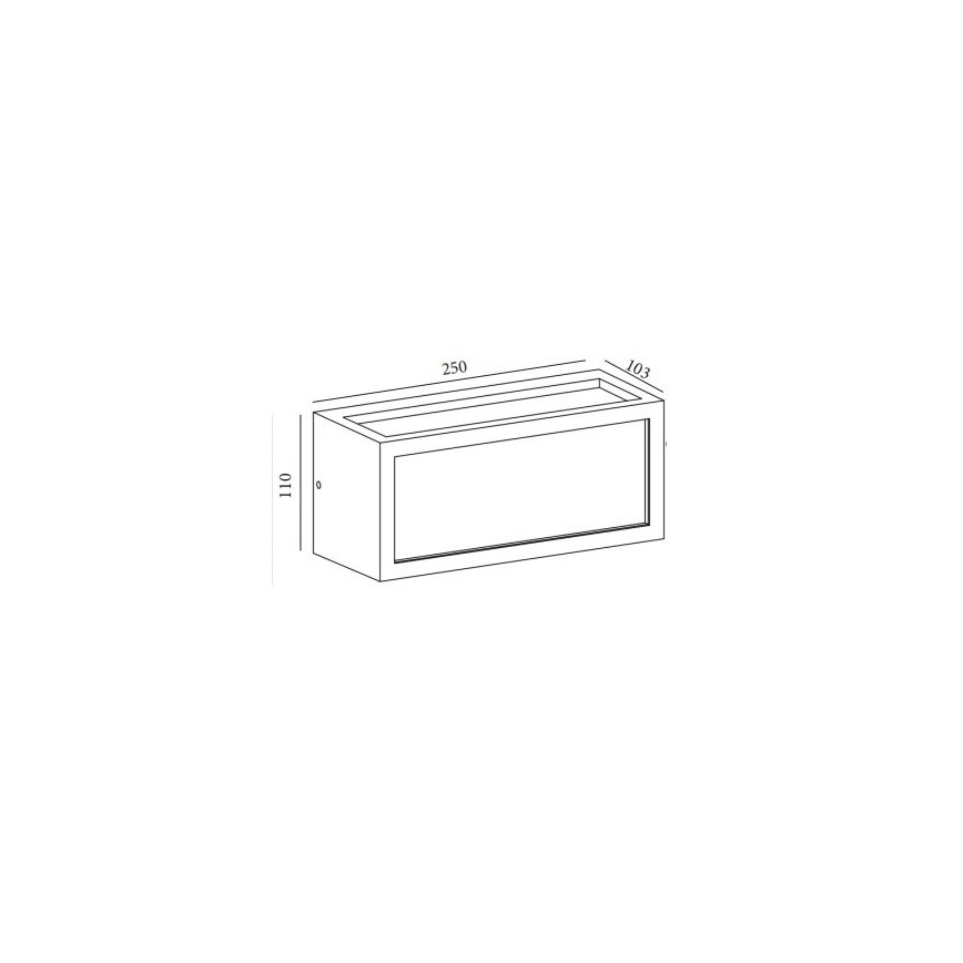 Gardino LX5705-LED - LED Zunanja stenska svetilka BETULLA LED/18W/230V IP54