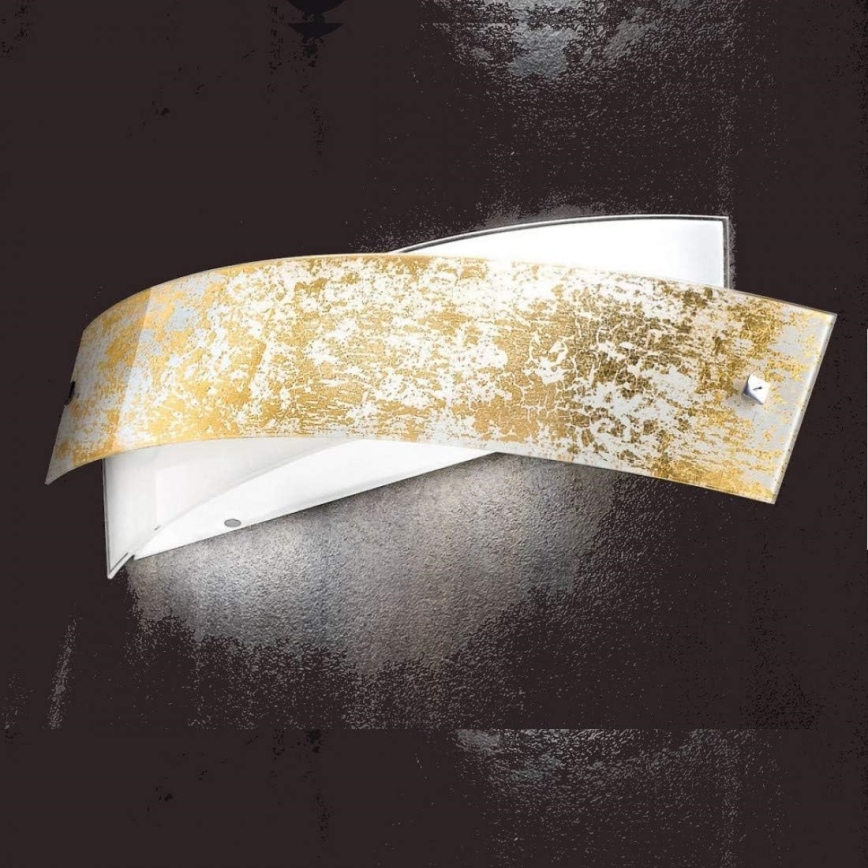 Gea Luce CAMILLA A M oro - Stenska svetilka CAMILLA 4xE14/28W/230V 54 cm zlata