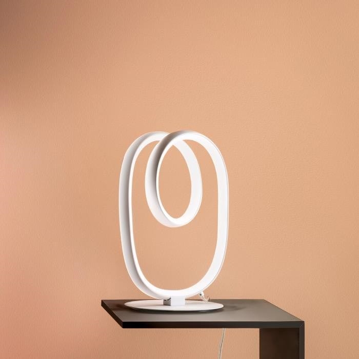 Gea Luce DIVA L TITANIO - LED Zatemnitvena namizna svetilka DIVA LED/17W/230V siv