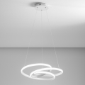 Gea Luce DIVA S P BIANCO - LED Zatemnitveni lestenec na vrvici DIVA LED/43W/230V bela