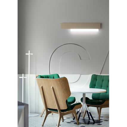 Gea Luce DOHA A G T - LED Stenska svetilka DOHA LED/25W/230V 70 cm bež