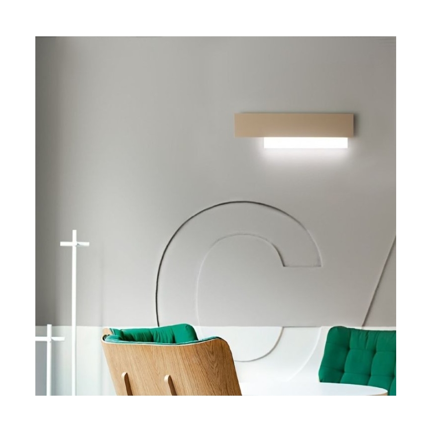 Gea Luce DOHA A P T - LED Stenska svetilka DOHA LED/15W/230V 40 cm bež