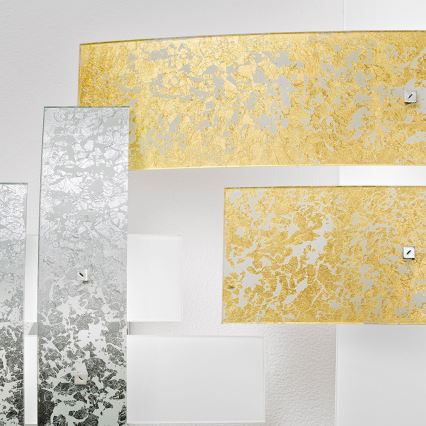 Gea Luce LARA P G oro - Stropna svetilka LARA 4xE27/52W/230V 91 cm zlata