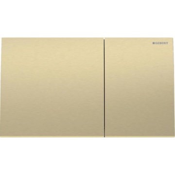 Geberit 115.622.QF.1 - Tipka za splakovanje Sigma70 25x14,6 cm ščetkana medenina