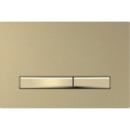 Geberit 115.672.QF.2 - Sprožilna tipka Sigma50 24,6x16,4 cm brušena medenina