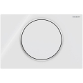 Geberit 115.758.KJ.5 - Tipka za splakovanje Sigma10 24,6x16,4 cm bela/sijajni krom