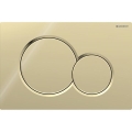 Geberit 115.770.DT.5 - Tipka za splakovanje Sigma01 Round 24,6x16,4 cm medenina