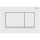 Geberit 115.883.11.1 - Tipka za splakovanje Sigma30 24,6x16,4 cm bela