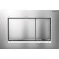 Geberit 115.883.JQ.1 - Splakovalna tipka Sigma30 24,6x16,4 cm matni krom/sijajni krom