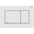 Geberit 115.883.JT.1 - Tipka za splakovanje Sigma30 24,6x16,4 cm bela/sijajni krom
