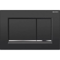 Geberit 115.883.KM.1 - Tipka za splakovanje Sigma30 24,6x16,4 cm črna/sijajni krom