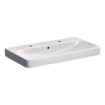 Geberit 500.252.01.1 - Viseči dvojni umivalnik Smyle Square 90x48 cm keramika/bela