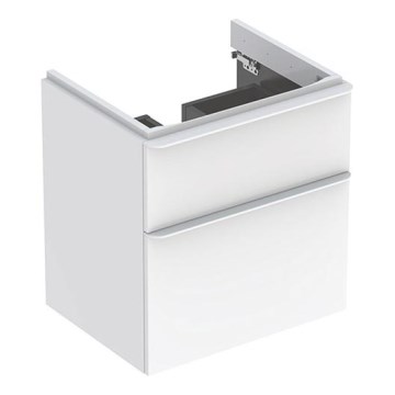 Geberit 500.352.00.1 - Kopalniška omarica pod umivalnik Smyle Square 61,7x58,4 cm bela