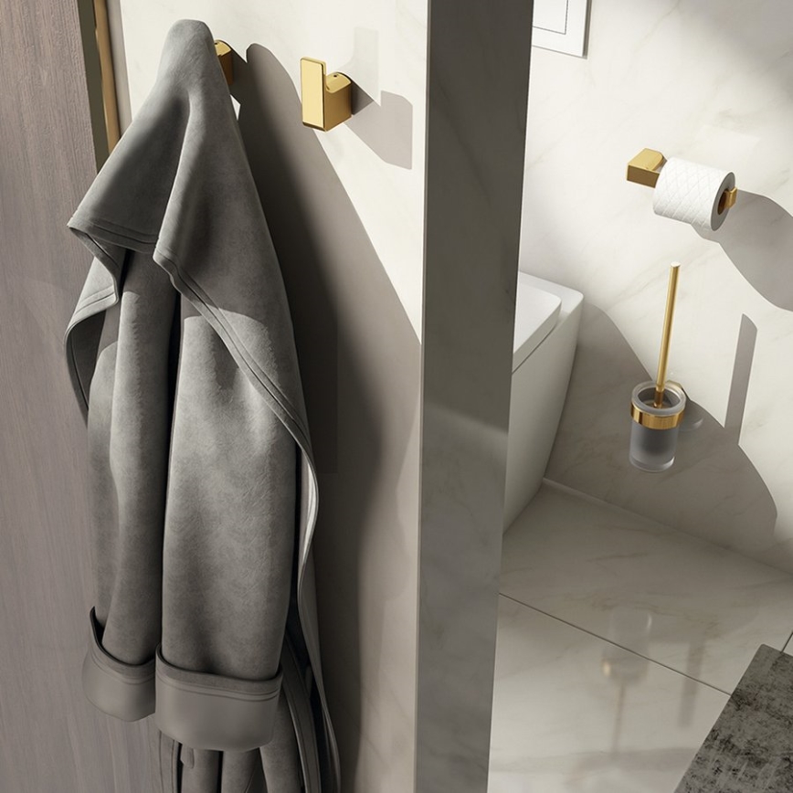 Gedy - držalo toaletnega papirja PIRENEI matno zlato