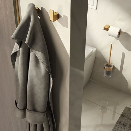 Gedy - Držalo za toaletni papir PIRENEI, zlato