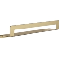Gedy - polica z držalom za brisače CLEO 50 cm mat zlata