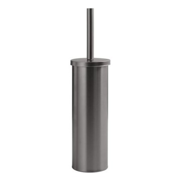 Gedy - Samostoječa WC ščetka SCOPINO metalno siva