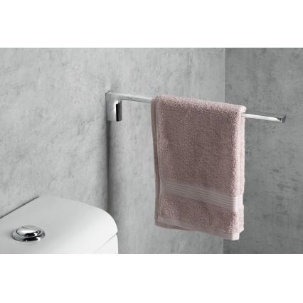 Gedy - Stenski obešalnik za brisače PIRENEI 6,6x41 cm sijajni krom