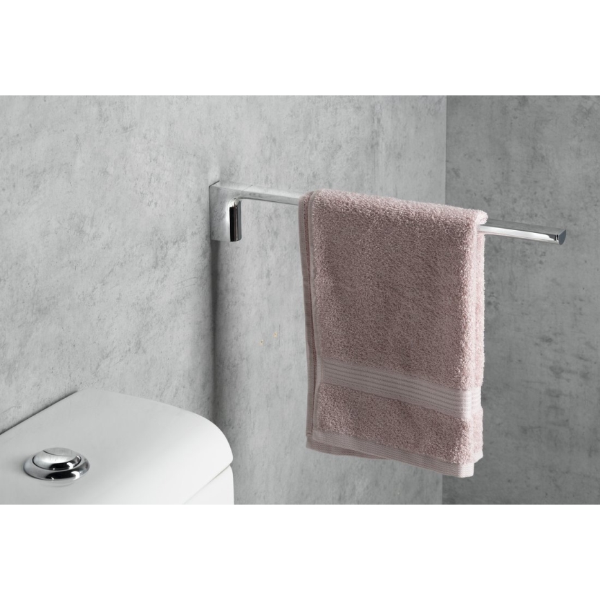 Gedy - Stenski obešalnik za brisače PIRENEI 6,6x41 cm sijajni krom