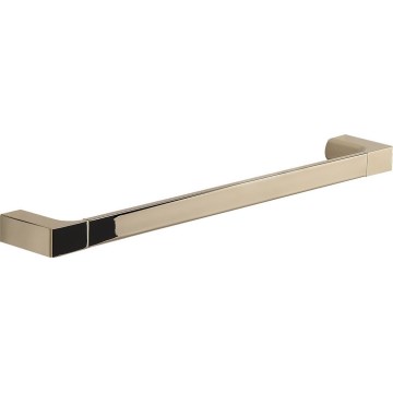 Gedy - Stenski obešalnik za brisače PIRENEI 6,6x45 cm zlate barve