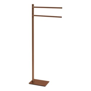 Gedy - Stojalo z obešalnikom za brisače TRILLY 83,5 cm bronasto