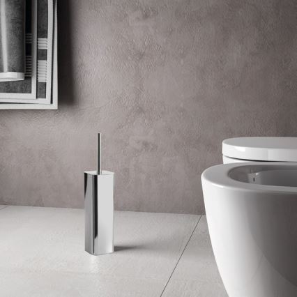 Gedy - stoječa WC-krtača JACK, sijajni krom