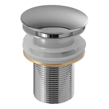Gedy - Umivalni odtok CLICK-CLACK, premer 6,6 cm, sijajni krom