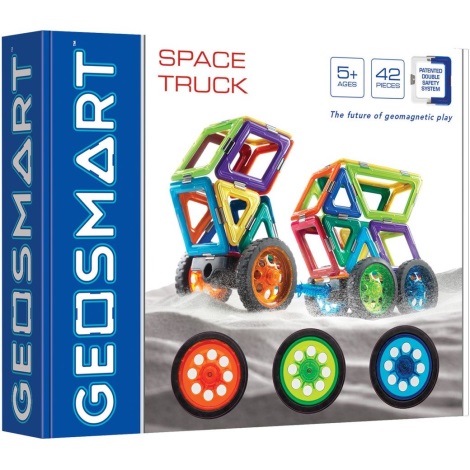 GeoSmart - Magnetni gradbeni set Vesoljski tovornjak 42 kos