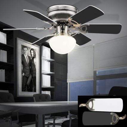 GLOBO 0307W - Stropni ventilator UGO 1xE27/60W/230V
