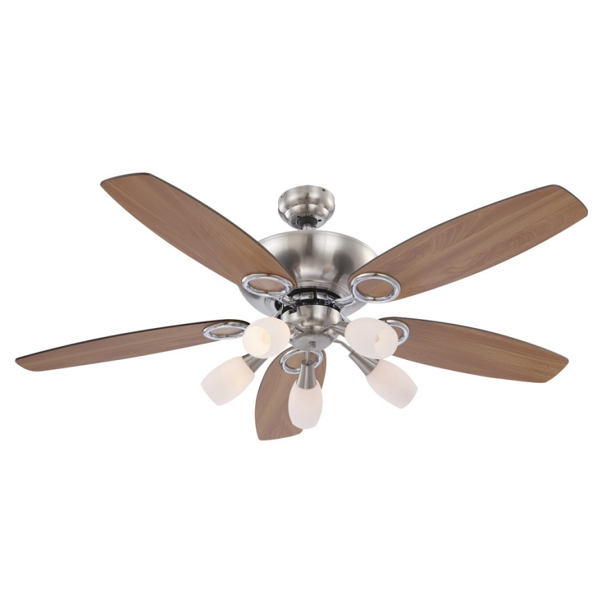 GLOBO 0337 - Stropni ventilator JERRY 5xE14/40W/230V