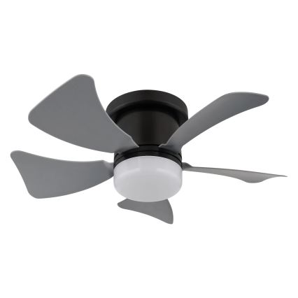 Globo - LED Zatemnitveni stropni ventilator LED/10W/230V 3000-6500K siva + Daljinski upravljalnik