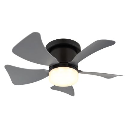 Globo - LED Zatemnitveni stropni ventilator LED/10W/230V 3000-6500K siva + Daljinski upravljalnik