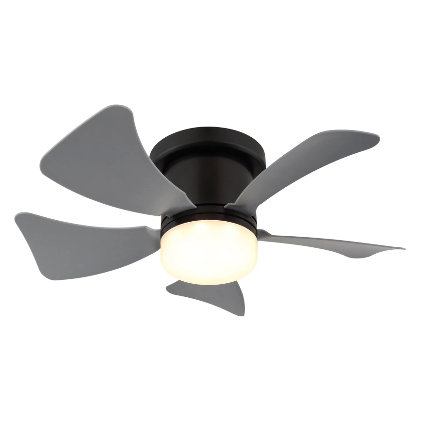 Globo - LED Zatemnitveni stropni ventilator LED/10W/230V 3000-6500K siva + Daljinski upravljalnik