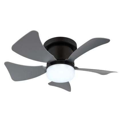 Globo - LED Zatemnitveni stropni ventilator LED/10W/230V 3000-6500K siva + Daljinski upravljalnik