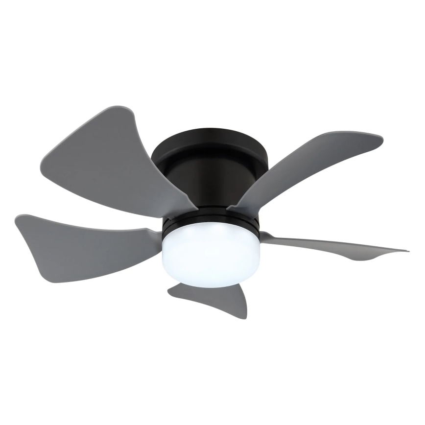 Globo - LED Zatemnitveni stropni ventilator LED/10W/230V 3000-6500K siva + Daljinski upravljalnik