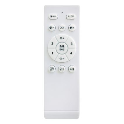 Globo – zatemljiv stropni LED-ventilator, 10 W, 230 V, 3000–6500 K, večbarven + daljinski upravljalnik