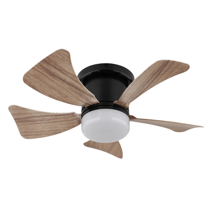 Globo - LED Zatemnitveni stropni ventilator LED/10W/230V 3000-6500K rjava + Daljinski upravljalnik