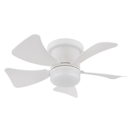 Globo - LED Zatemnitveni stropni ventilator LED/10W/230V 3000-6500K bela + Daljinski upravljalnik