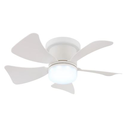 Globo - LED Zatemnitveni stropni ventilator LED/10W/230V 3000-6500K bela + Daljinski upravljalnik