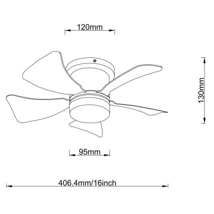 Globo - LED Zatemnitveni stropni ventilator LED/10W/230V 3000-6500K bela + Daljinski upravljalnik