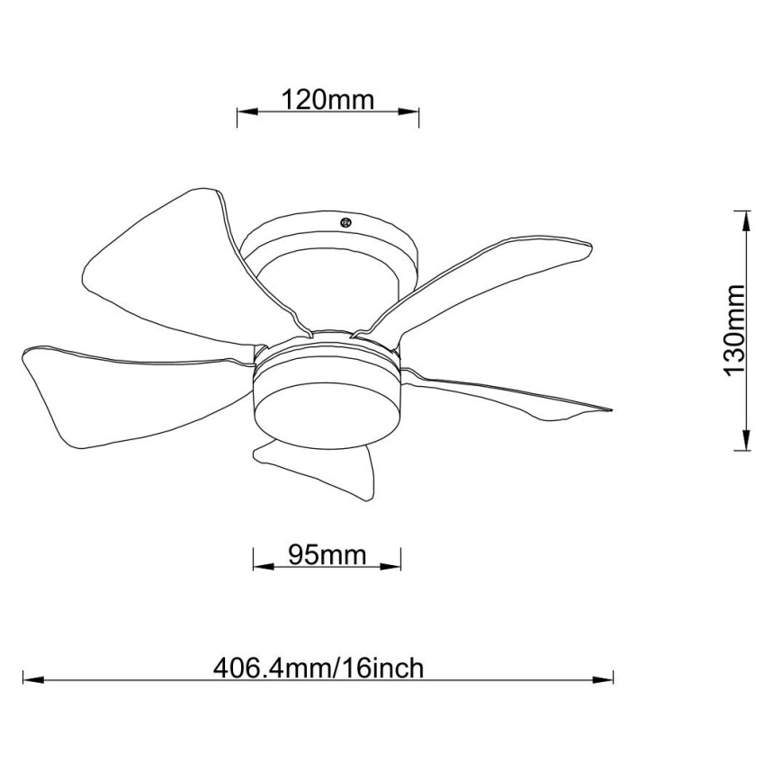 Globo - LED Zatemnitveni stropni ventilator LED/10W/230V 3000-6500K bela + Daljinski upravljalnik