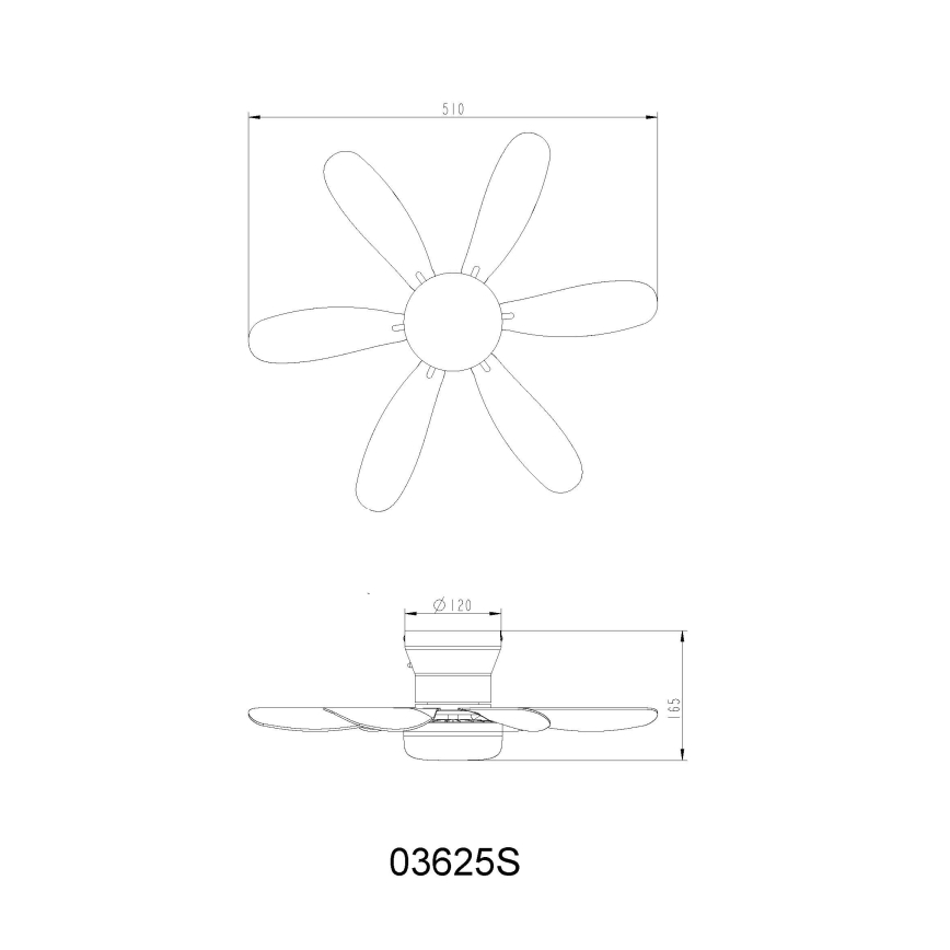 Globo - zatemljiv LED stropni ventilator LED/5W/230V 2700-6500K črna + daljinski upravljalnik